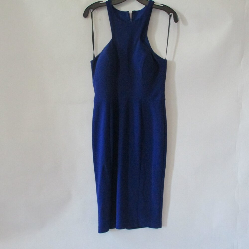 BLUE XSCAPE COCKTAIL DRESS - Picture 8 of 16